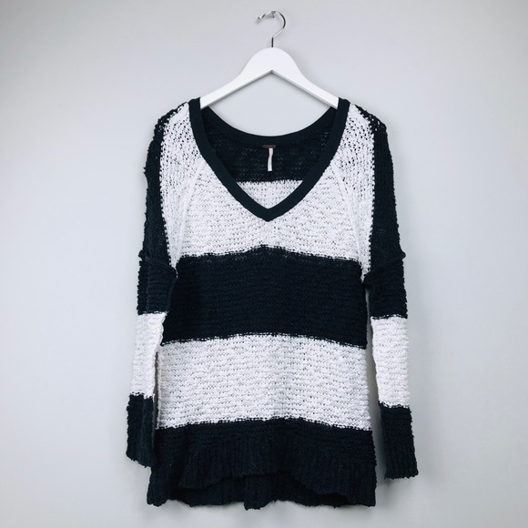 Free People Rugby Stripe Songbird Pullover - Picture 6 of 7